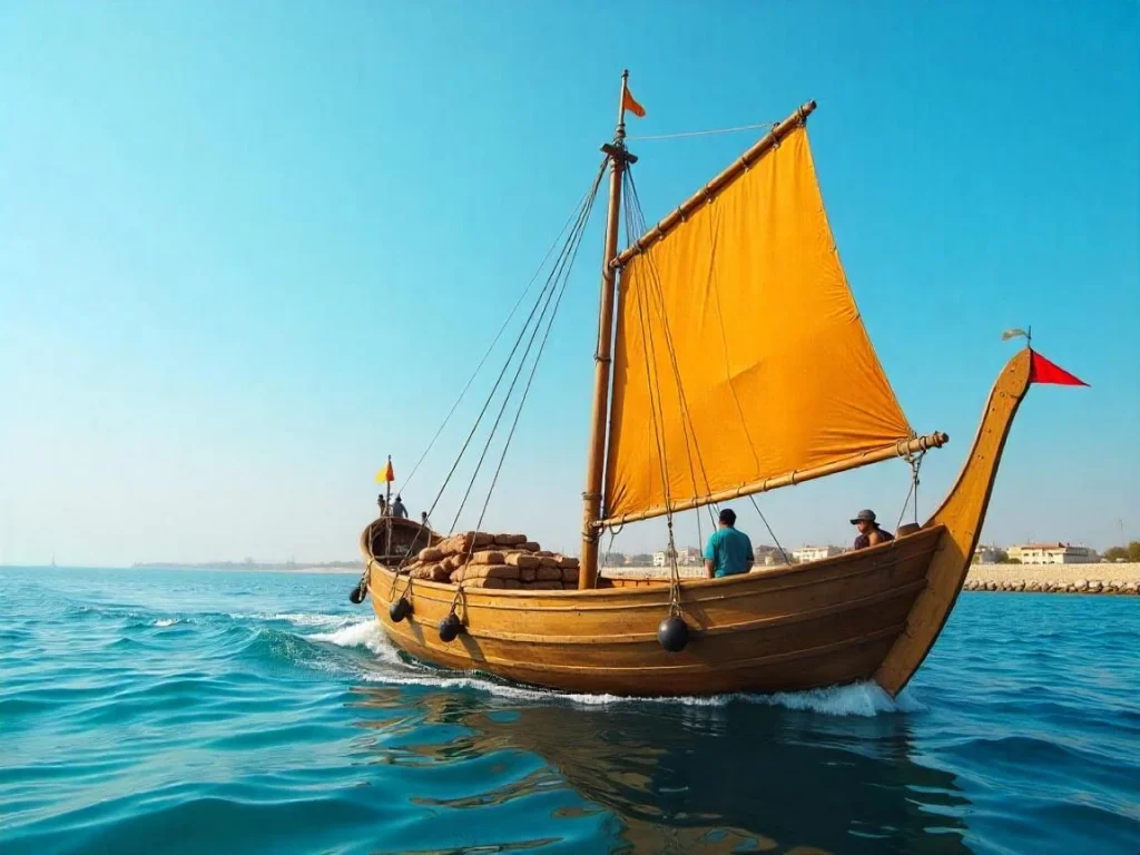 تحویل و حمل کالا با لنج 2 مدت زمان حمل بار با لنج